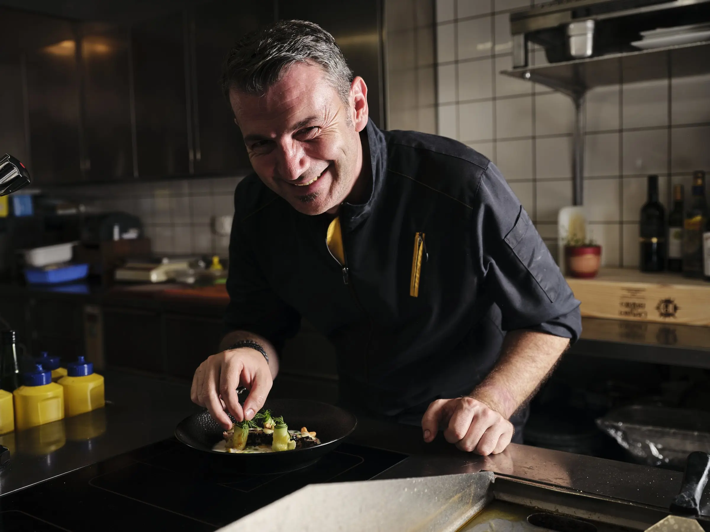 Anrichten am Chef's Table
