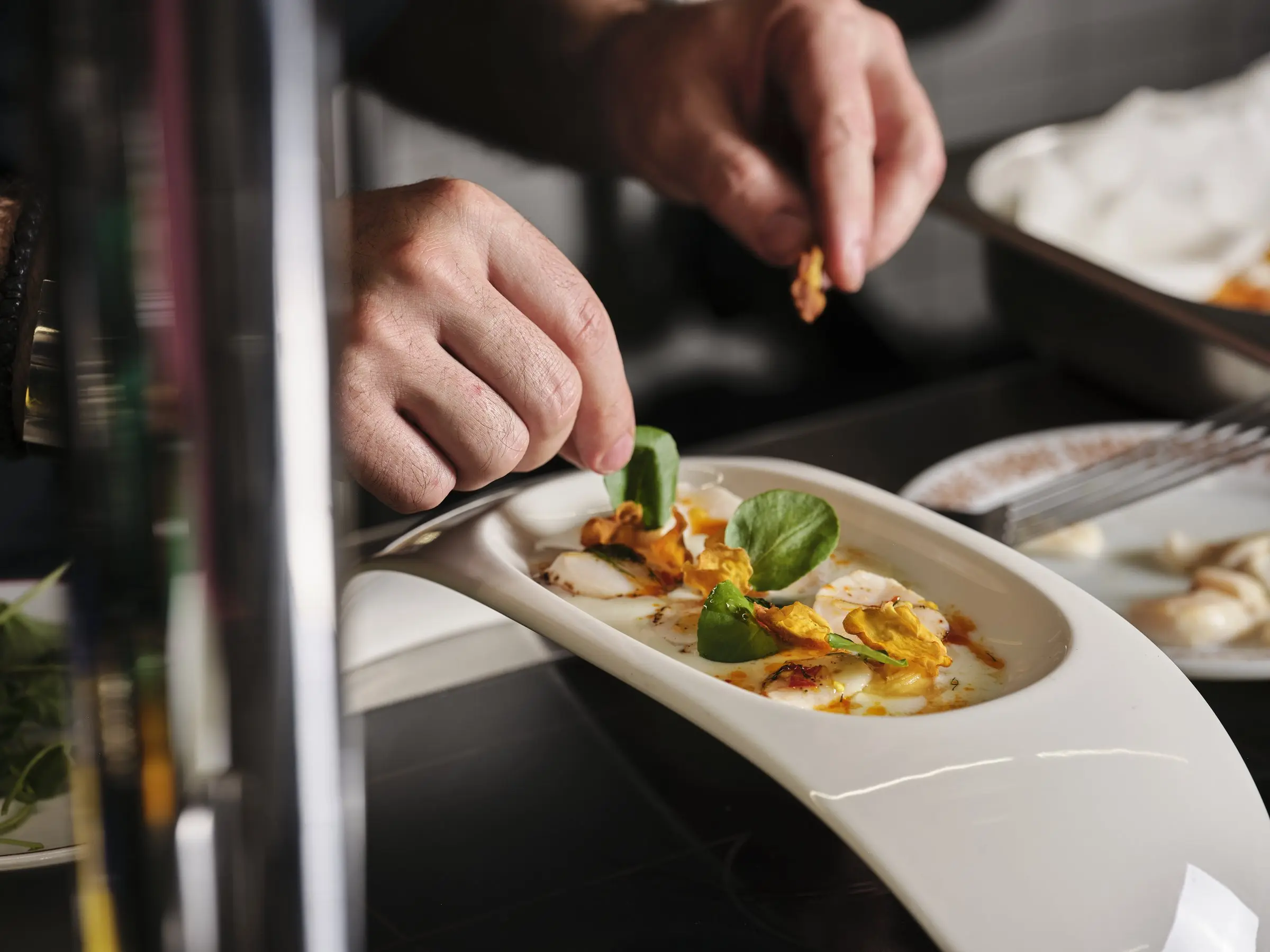 Ceviche am Chef's Table
